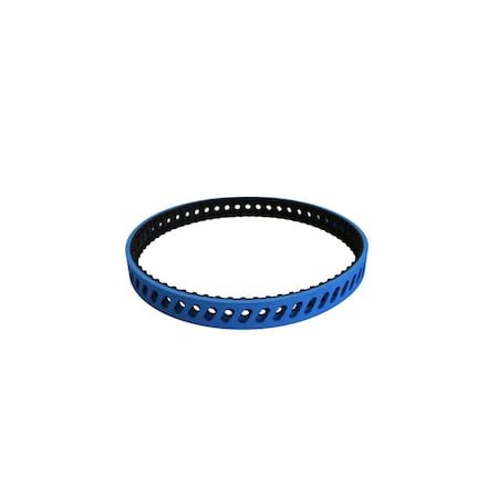 Megadyne VFFS 270L098 NEPORENE GLASS / BLUE RUBBER COVER DIAGONAL SLOTS AND HOLES TIMING BELT 270L098-NG-MB-PS-B